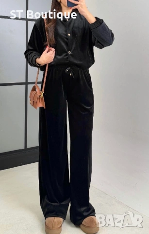 Спортно елегантен  екип кадифе 