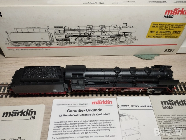 Парен локомотив Marklin HAMO(DC) HO 1/87, снимка 6 - Колекции - 52704173