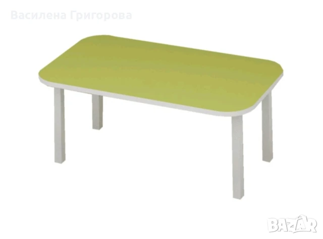 Детска маса в светло син цвят, снимка 2 - Мебели за детската стая - 50894740