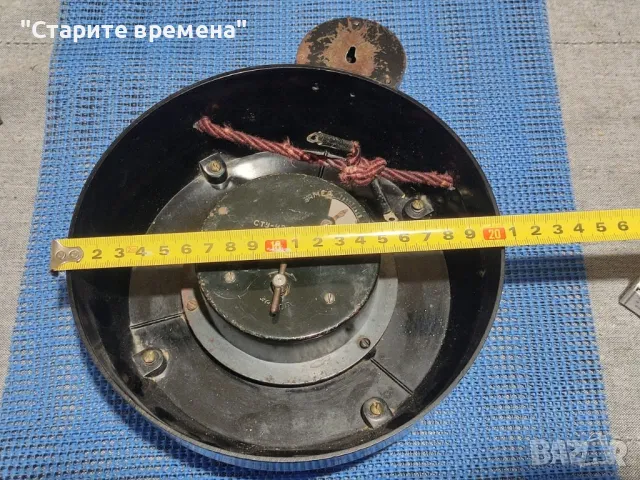 ГАРОВ  МЕХАНИЧЕН ЧАСОВНИК  /СССР 1940г, снимка 5 - Стенни часовници - 49839943