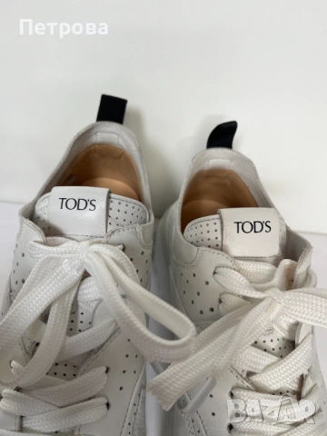 Кожени маратонки Tod's 39 Оригинал, снимка 4 - Маратонки - 53267384