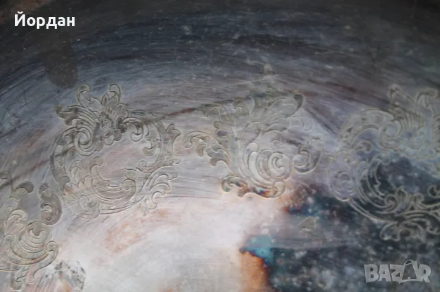 Посребрена фруктиера , снимка 10 - Антикварни и старинни предмети - 49713524