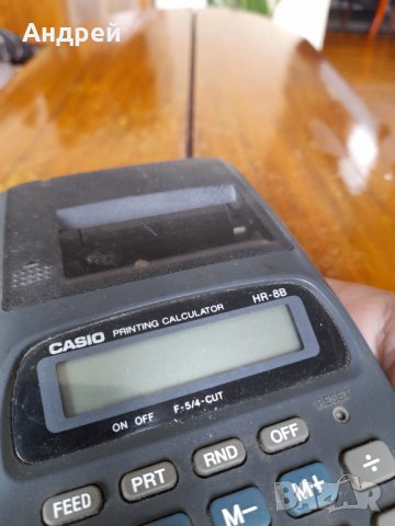 Стар калкулатор Casio HR-8B, снимка 3 - Други ценни предмети - 40822766