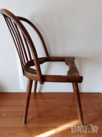 Ар Деко стол, дърво, ретро, снимка 4 - Столове - 43866961