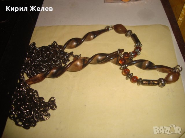 ВИНТИДЖ КОЛИЕ МНОГО СТИЛНО с ВИСУЛКИ 22774, снимка 4 - Колиета, медальони, синджири - 33395075