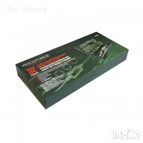 Метчици и плашки Rockforce, Модел М032-1, в куфар, 32 части, снимка 2 - Други инструменти - 38223208