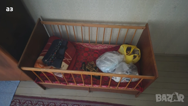 Детско дървено легло / кошара , снимка 3 - Кошарки - 51667277