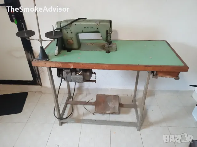 Шевна машина ALTIN TEXIMA (DDR) + SINGER мотор, снимка 3 - Други машини и части - 50381689