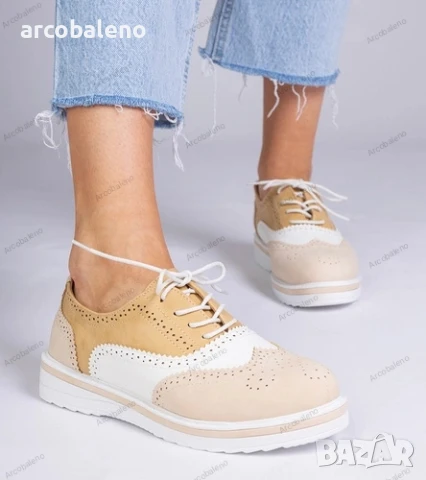 Дамски класически оксфорд обувки Toddi, 3цвята , снимка 3 - Дамски ежедневни обувки - 51247195