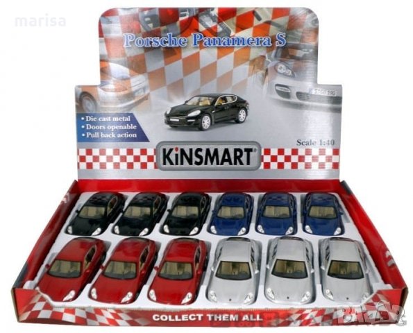 Метална количка Kinsmart Porsche Panamera S Код: 520113, снимка 2 - Коли, камиони, мотори, писти - 27334786