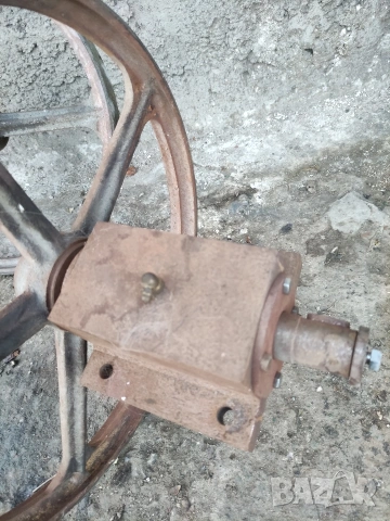 Колела за банциг (шайби) с лагерно тяло и бандаж – Ф430мм ​, снимка 3 - Други машини и части - 53153548