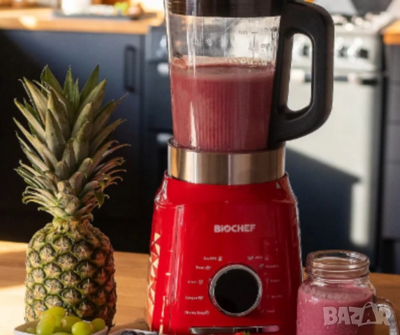 Вакуумен блендер и уред за приготвяне на супи Aurora - черен, червен, снимка 16 - Друга електроника - 52040618