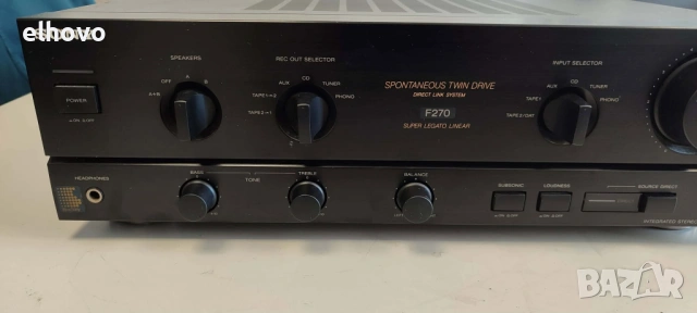 Стерео усилвател Sony TA-F270#3, снимка 7 - Ресийвъри, усилватели, смесителни пултове - 53020415