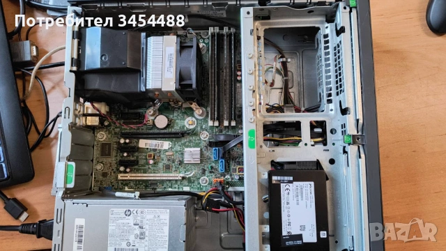 HP EliteDesk 800 G1 SFF, i5-4570@3.20GHZ, 4 cores, 4RAM,  256SSD, Intel HD graphics 4600, Win 11 Pro, снимка 7 - За дома - 53016051