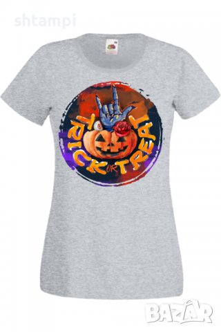 Дамска тениска Halloween 04,Halloween,Хелоуин,Празник,Забавление,Изненада,Обичаи,, снимка 5 - Тениски - 38144960
