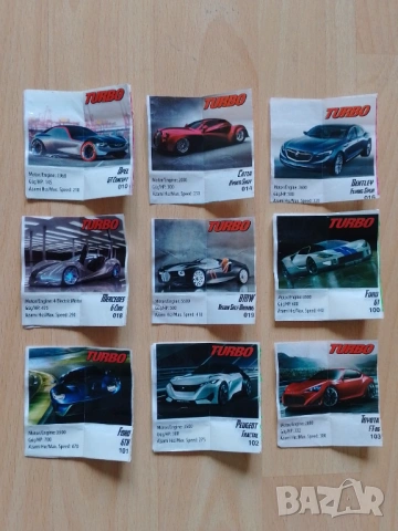 Картинки от дъвки турбо , снимка 9 - Колекции - 52476410