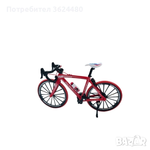 Метален Макет на Шосеен Велосипед с Детайлни Гуми и Спирачки 4749, снимка 7 - Други стоки за дома - 52542259