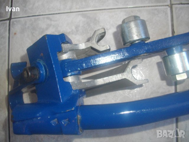 22мм/15мм Двоен Тръбогиб Голям 71см Масивен Немски Уред Огъване Всякакви Тръби Почти Нов Отличен, снимка 12 - Други инструменти - 43177376