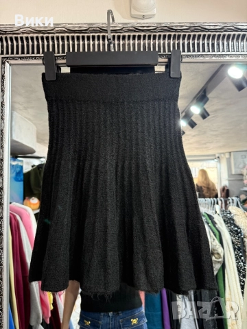 Пола от плетиво в размер S, снимка 3 - Поли - 52926870