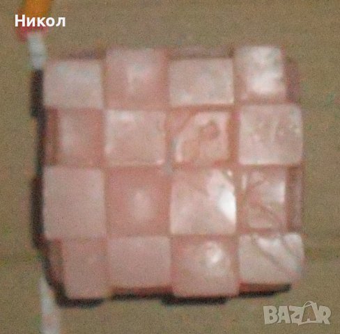 Декоративна свещ кубче на рубик, снимка 2 - Декорация за дома - 40328292