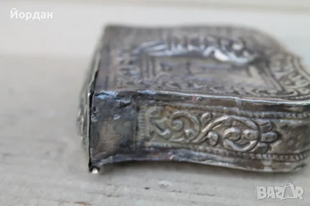 Сребърна паласка барутница, снимка 8 - Колекции - 47882196