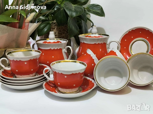 Руски порцелан сервиз за чай 