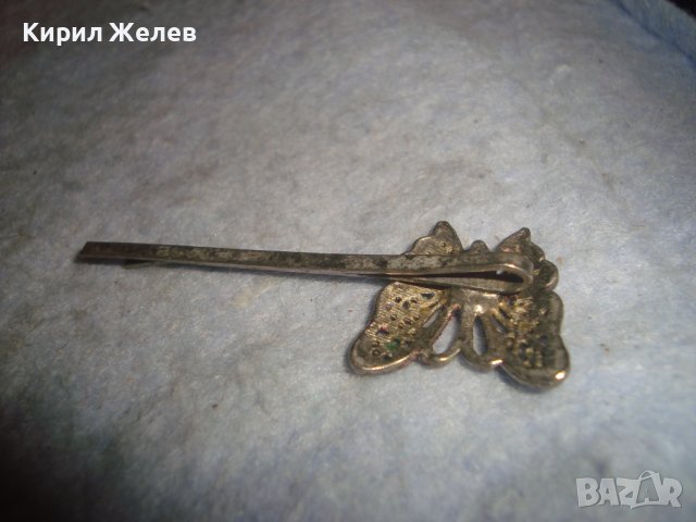 КРАСИВА АЖУРНА БЕЛ ЕПОК СТИЛ ПОСРЕБРЕНА ФИГУРАЛНА ФИБА - ПЕПЕРУДА 27630, снимка 5 - Други - 37719677