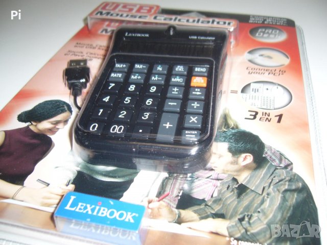 3в1 Мишка, калкулатор и нумпад, Mouse, Calculator, USB Keypad