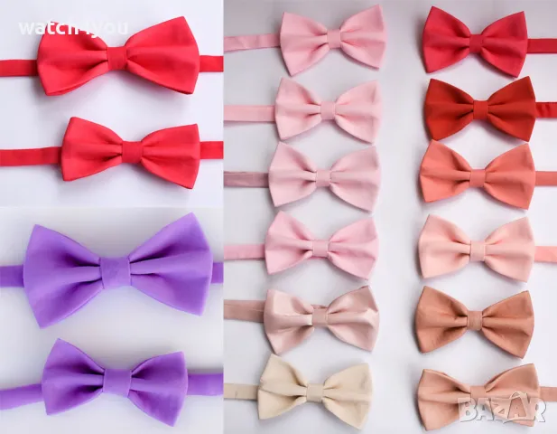 ПАПИОНКИ ЗА БАЩА И СИН-КОМПЛЕКТ.МАЛКА И ГОЛЯМА ПАПИЙОНКА ЗА ТАТКО&СИН. ИЗБОР НА ЦВЯТ ПО ВАШЕ ЖЕЛАНИЕ, снимка 4 - Други - 26550379