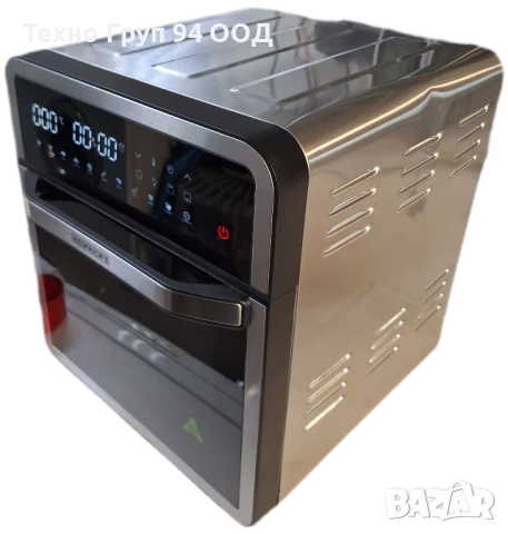 Еър фрайър Мини фурна 14 литра XXL грил за пиле, шишчета за месо,кошница за картофи и други , снимка 6 - Печки, фурни - 50465072