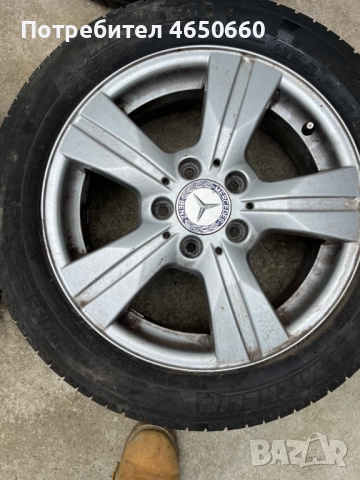 16 цолови алуминиеви джанти за Мерцедес В класа, снимка 3 - Гуми и джанти - 52537724