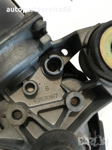 Мотор за предна чистачка ляво управление за Peugeot 1007 1.4 HDi (2006) 53630187, снимка 3 - Части - 53561400