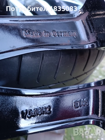 Лети джанти 18ки 5х112 Mercedes + летни гуми 235/50/18 Continental, снимка 10 - Гуми и джанти - 52593862