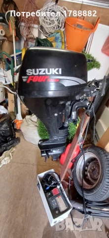 Извънбордов Сузуки 15кс 4т, снимка 1