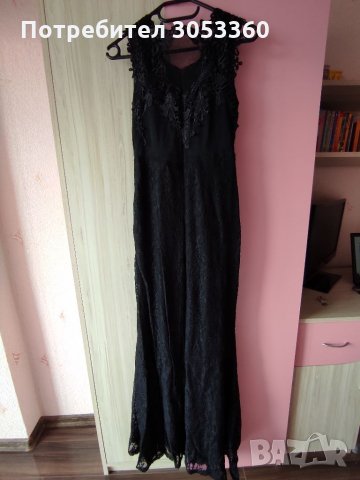 Офицялна ,Бална ,черна Рокля по тялото, снимка 4 - Рокли - 32675529