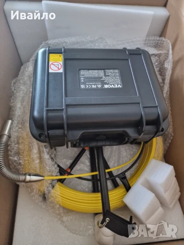 Камера за инспекция на тръби и канали Vevor - 91 метра