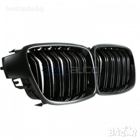 Бъбреци за BMW F30 / F31 (2011+) Черен Гланц Двойни, снимка 2 - Аксесоари и консумативи - 39338235