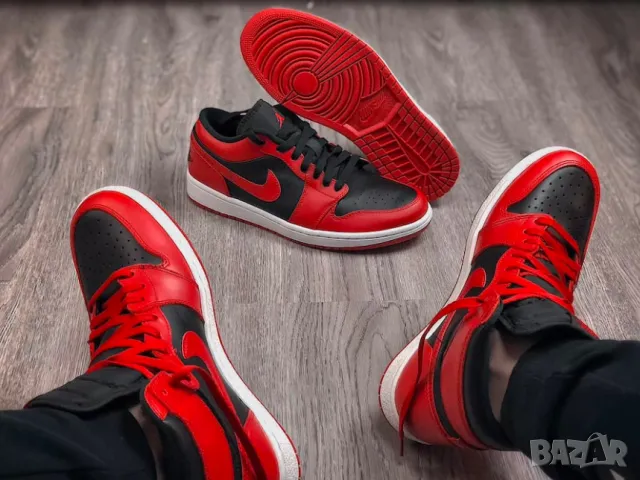 Nike Air Jordan 1 Low GS „Reverse Bred“  номер 39 , снимка 3 - Маратонки - 50178165