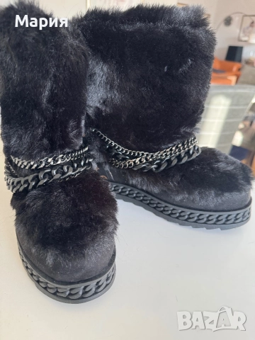 Дамски ботуши/зимни боти марка „GUESS“/40 с вътрешен ток 5см. , снимка 4 - Дамски ботуши - 52402217