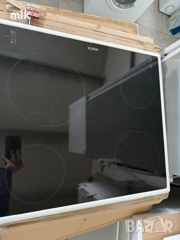 Бяла фурна за вграждане с плот Bosch Като нова, снимка 12 - Печки, фурни - 53426582