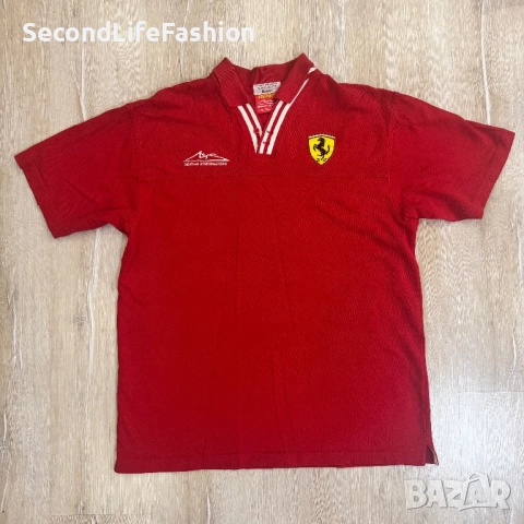 Оригинална тениска Ferrari Michael Schumacher колекционерска размер XL