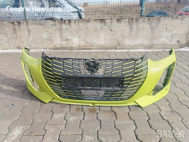 предна броня с решетка за пежо 208 фейс, peugeot 208 face