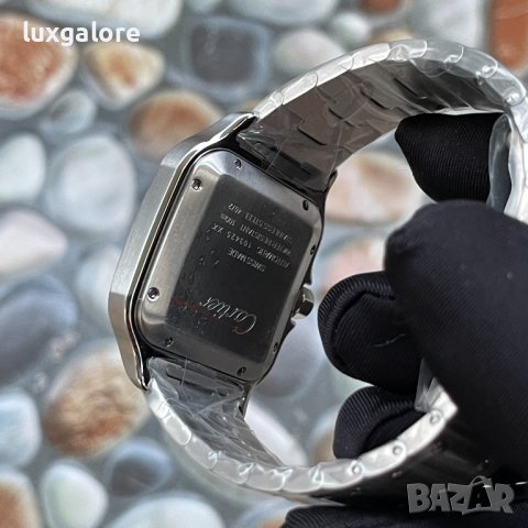 Мъжки часовник Cartier Santos de Cartier с автоматичен механизъм, снимка 5 - Мъжки - 43515573