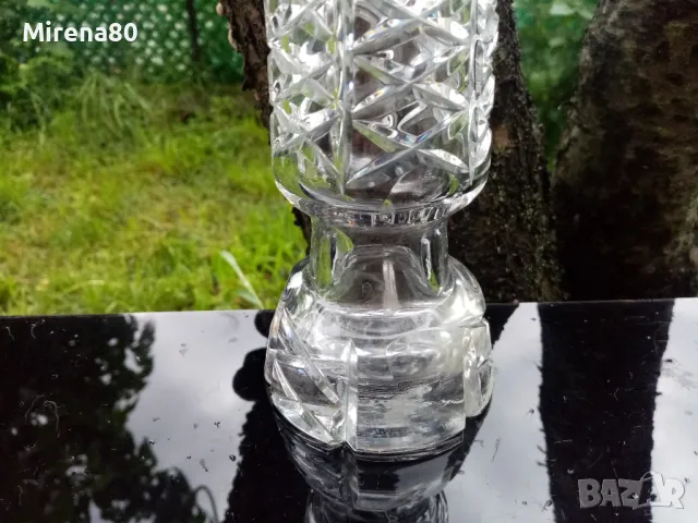 Кристална ваза, снимка 4 - Вази - 50437489