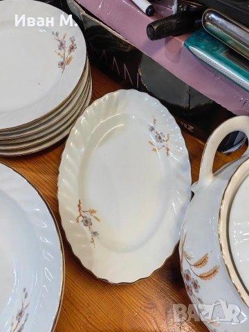 стар български порцеланов сервиз , снимка 8 - Антикварни и старинни предмети - 53509642