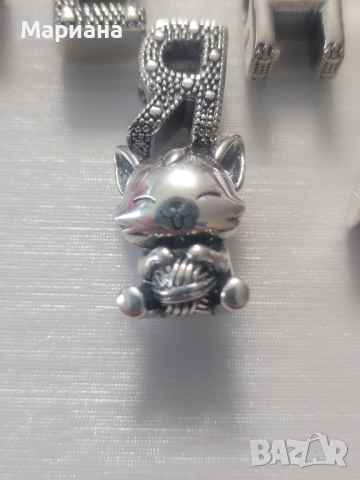 Сребърни талисмани за гривна пандора, снимка 9 - Гривни - 45433361