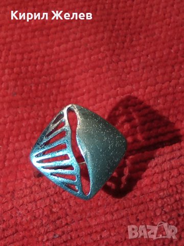 ВИНТИДЖ СРЕБЪРЕН АРТ ПРЪСТЕН СРЕБРО 925 АЖУРНА МАЙСТОРСКА ИЗРАБОТКА - АНГЛИЯ 25801, снимка 10 - Пръстени - 35759994