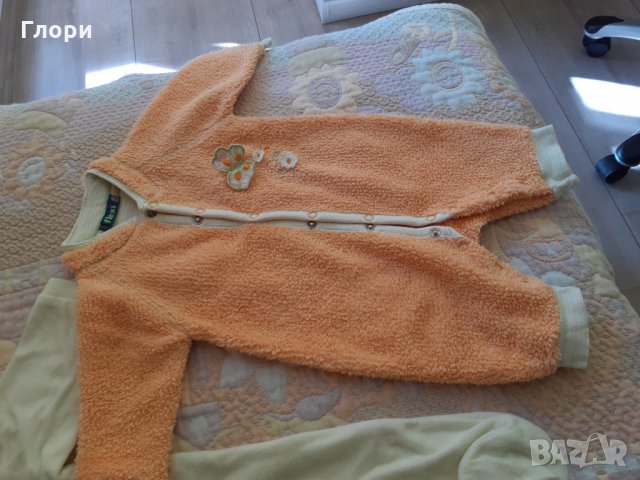 Плюшени гащеризони 3-6м , снимка 3 - Бебешки гащеризони - 32253541