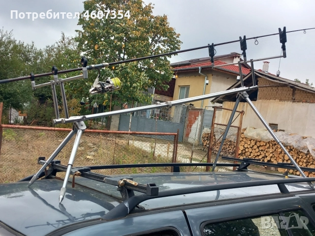 Продавам шаранджииска стойка за 3 въдици Fl dura Alumınıum