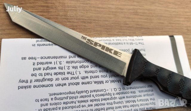 COLD STEEL SPIKE /туристически нож/, снимка 10 - Ножове - 40604436